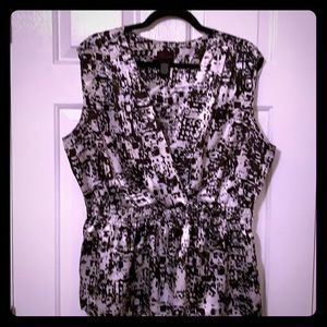 Empire waisted sleeveless blouse